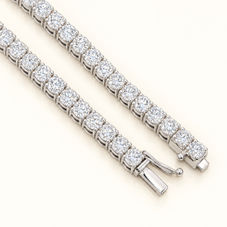 36.5 Carats Elegant 4.4mm Classic 4-Prong Tennis Chain (LGD) - 14kt Gold