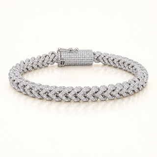 13 Carats Franco 360° Diamond Bracelet (LGD) - 10kt GOld