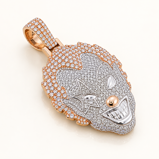 6 Carats Natural Diamond Joker Pendant - 14kt Gold