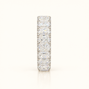 DOROTHEA — 9ct Radiant Gallery Round Eternity Lab-Grown Diamond Ring