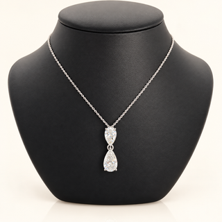 7 Carats Pear Cut Diamond Pendant (LGD) -14KT GOLD
