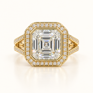 HADRIANA — 5ct Square Emerald Cut Lab-Grown Diamond Ring