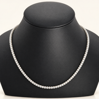 14.5 Carats 3.2mm Elegant Classic Tennis Chain in 14kt Gold – 18 Inches
