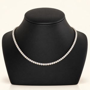 26 Carats 4.0mm Elegant Classic Tennis Chain in 14kt Gold– 18 Inches