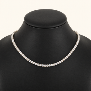 30 Carats 4.4mm Elegant Classic Tennis Chain in 14kt Gold– 18 Inches