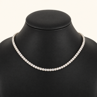 30 Carats 4.4mm Elegant Classic Tennis Chain in 14kt Gold– 18 Inches