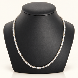 17.9 Carats 3.2mm Elegant Classic Tennis Chain in 14kt Gold - 22 Inches