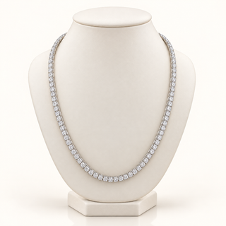 30 Carats 4.0mm Elegant Classic Tennis Chain in 14kt Gold – 22 Inches
