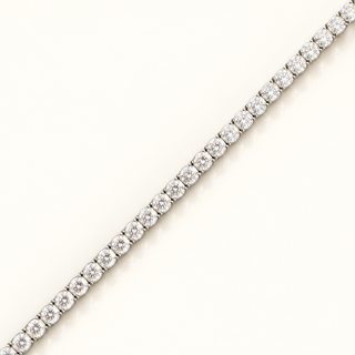 8 Carats 3.6mm Elegant Classic Tennis Bracelet in 14kt Gold – 7 Inches
