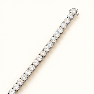 8 Carats 3.6mm Elegant Classic Tennis Bracelet in 14kt Gold – 7 Inches