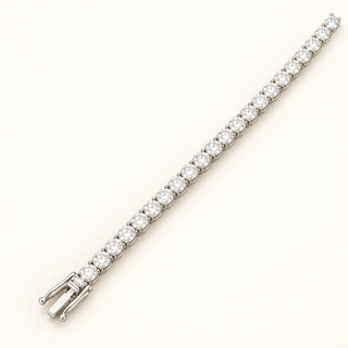 8 Carats 3.6mm Elegant Classic Tennis Bracelet in 14kt Gold – 7 Inches