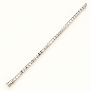 9.1 Carats 3.8mm Elegant Classic Tennis Bracelet in 14kt Gold – 7 Inches