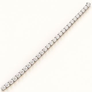 9.1 Carats 3.8mm Elegant Classic Tennis Bracelet in 14kt Gold – 7 Inches