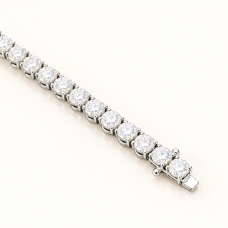9.1 Carats 3.8mm Elegant Classic Tennis Bracelet in 14kt Gold – 7 Inches