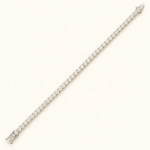 10.9 Carats 4.2mm Elegant Classic Tennis Bracelet in 14kt Gold– 7 Inches