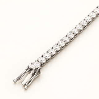 10.9 Carats 4.2mm Elegant Classic Tennis Bracelet in 14kt Gold– 7 Inches