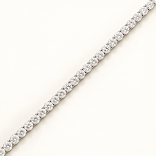 11.7 Carats 4.4mm Elegant Classic Tennis Bracelet in 14kt Gold- 7 Inches