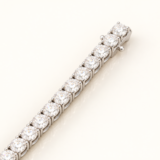 11.7 Carats 4.4mm Elegant Classic Tennis Bracelet in 14kt Gold- 7 Inches