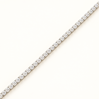 4.2 Carats 2.6mm Elegant Classic Tennis Bracelet in 14kt Gold – 7 Inches