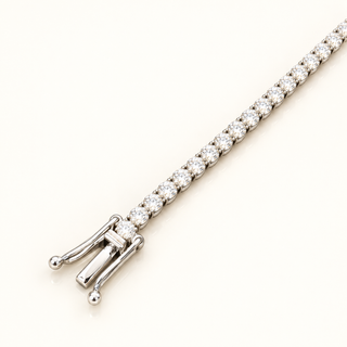 4.2 Carats 2.6mm Elegant Classic Tennis Bracelet in 14kt Gold – 7 Inches