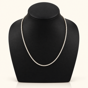 11.85 Carats 2.6mm Elegant Classic Tennis Chain in 14kt Gold – 22 Inches