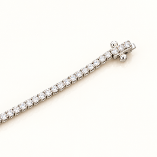 2.64 Carats 2mm Elegant Classic Tennis Bracelet in 14kt Gold – 7 Inches