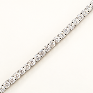 27.66 Carats 6.7 mm Elegant Classic Tennis Bracelet in 14kt Gold – 6.5 Inches