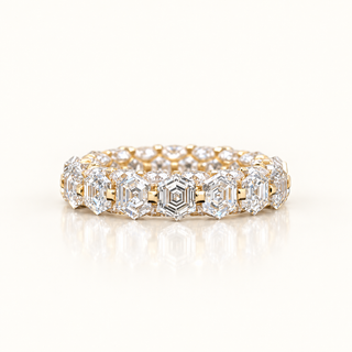 24.03 Carats The Vanguard Hexagon Diamond (LGD) Ring in 14K Gold