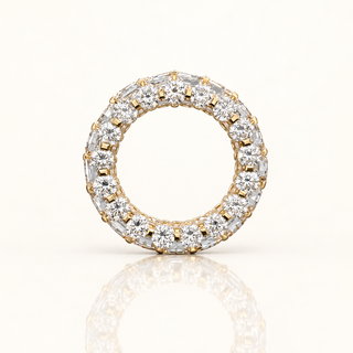 24.03 Carats The Vanguard Hexagon Diamond (LGD) Ring in 14K Gold