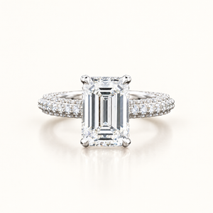 AMARA — 3.85ct Emerald Cut Lab-Grown Diamond Ring