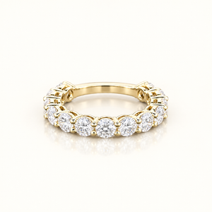 CELESTE — 2.94ct Round Brilliant Lab-Grown Diamond Band