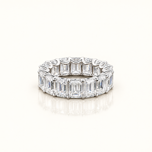 THEODORA — 14ct Emerald Eternity Lab-Grown Diamond Ring