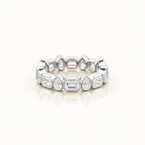 MARISOL — 2.5ct Pear and Emerald Eternity Lab-Grown Diamond Ring