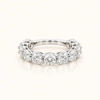 AMARA – 3 Carat Round LGD Eternity Ring in 14K White Gold