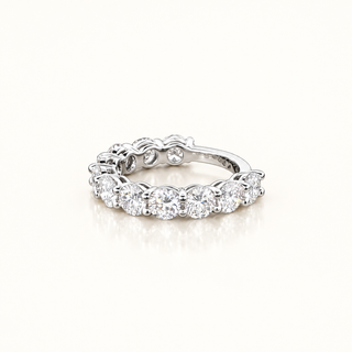 AMARA – 3 Carat Round LGD Eternity Ring in 14K White Gold