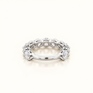 AMARA – 3 Carat Round LGD Eternity Ring in 14K White Gold