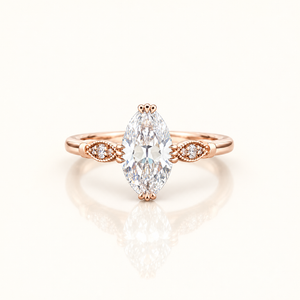 ROSALIND — 2.5ct Old Mine Moval Cut Lab-Grown Diamond Ring