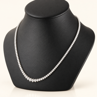 AURELIA – 14 Carat Rivera LGD Chain in 14K White Gold