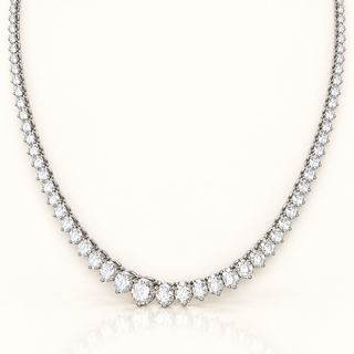 AURELIA – 14 Carat Rivera LGD Chain in 14K White Gold