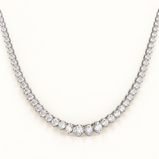 AURELIA – 14 Carat Rivera LGD Chain in 14K White Gold