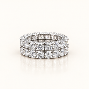 ADELAIDE – 11 Carat Round LGD Ring in 10K White Gold