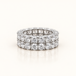 ADELAIDE – 11 Carat Round LGD Ring in 10K White Gold