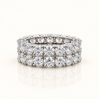 ADELAIDE – 11 Carat Round LGD Ring in 10K White Gold