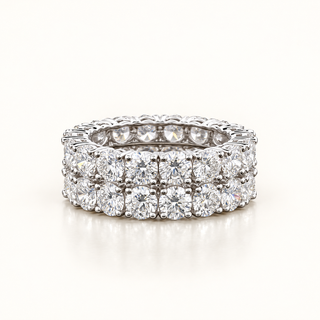 ADELAIDE – 11 Carat Round LGD Ring in 10K White Gold