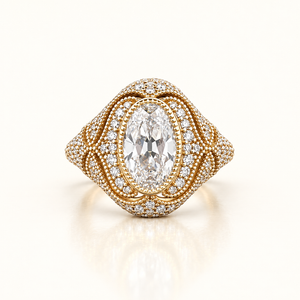 GENEVIEVE — 3.5ct Oval Lab-Grown Diamond Ring