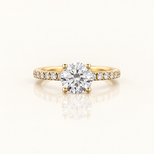 AGATHE — 1.5ct Round Lab-Grown Diamond Ring