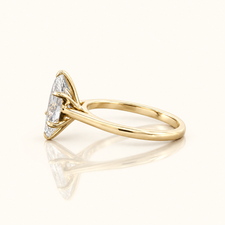 GISELLE – 2 Carat Marquise LGD Ring in 14K Yellow Gold