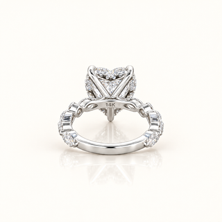 ILIANA – 5.5 Carat Heart LGD Ring in 14K White Gold