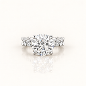 JANELLE — 5ct Round Lab-Grown Diamond Ring