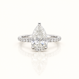 JANESSA — 3ct Pear Lab-Grown Diamond Ring